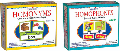 CREATIVE'S Homonyms & Homophones(25 Pieces)