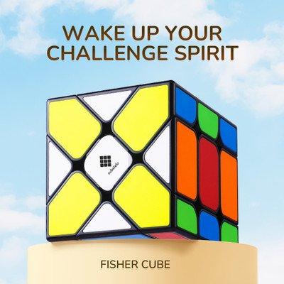 Cubelelo Drift Fisher (Tiled) Magic Cube for Kids & Adults Speedcube puzzle(1 Pieces)
