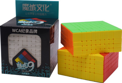 Hawkister MoYu Meilong Cubing Classroom Professional 9X9X9 Stickerless Speed Magic Cube(1 Pieces)