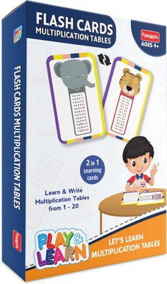 FUNSKOOL Play & Learn-Multiplication Table, Flash Cards(20 Pieces)