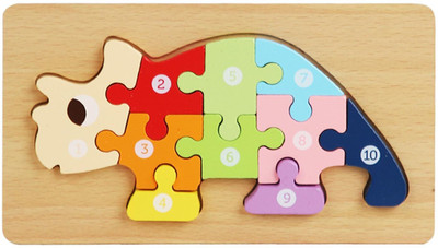 Kinzo Wooden Puzzle Toddler | Jigsaw Puzzles for Kids & Newborn Babies(1 Pieces)