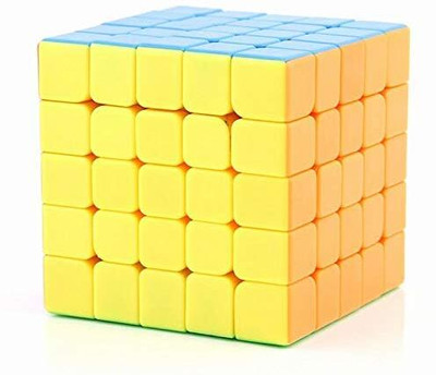 Sanchi Creation 5x5 Speed Cube Stickerless Magic Puzzle Speedy Stress Buster Brainstorming Toy(1 Pieces)