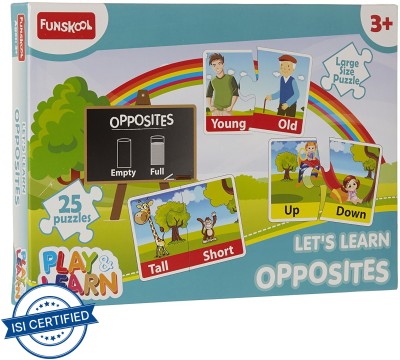 FUNSKOOL Play & Learn OPPOSITES PUZZLE - 2013(25 Pieces)