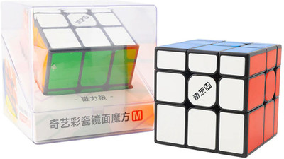 Cuberkart QiYi 3x3 Mirror Cube – Magnetic, Tiled, Stickerless Speed Puzzle(1 Pieces)