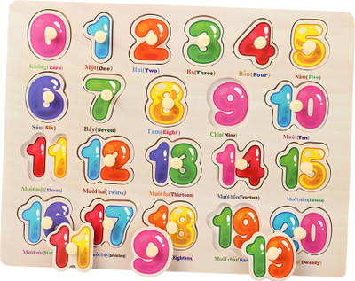 TOYVISION 1-20 Numbers Puzzle Educational Learning Toy for Toddlers(1 Pieces)