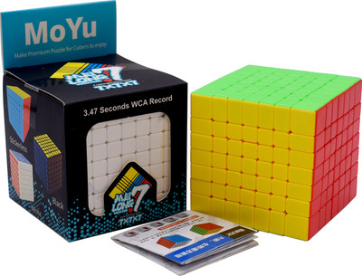 Hawkister MoYu Meilong Cubing Classroom Professional 7X7X7 Stickerless Speed Magic Cube(1 Pieces)
