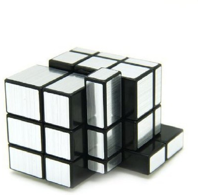 HANSHIKA ENTERPRISES HENT BUY1 GET1 FREE 3x3 Silver Mirror Cube 01(2 Pieces)