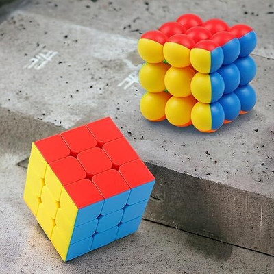 Basha mall Combo of 3X3 & Ball Bubble Cube 2 Piece(2 Pieces)
