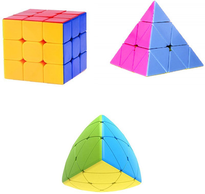 littlewish cube of 3x3x3 pyramid and round pyramid(3 Pieces)