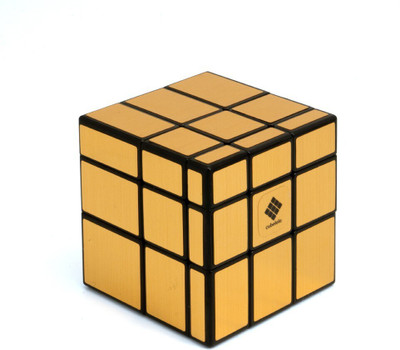 Cubelelo Drift Mirror Cube (Golden) Speedcube Highspeed Magic Cube Puzzle(1 Pieces)