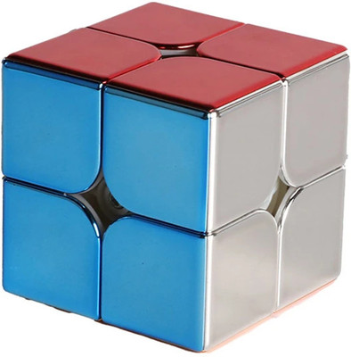 Hawkister Legend Magnetic 2x2x2 Speed Cube Metallic Plated Mirror Reflective Puzzle(1 Pieces)