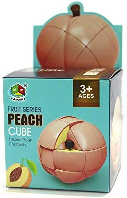 Tiny Tales Fruit 3x3x3 Magic Cube Educational Cube Toys Style: Peach 65(1 Pieces)