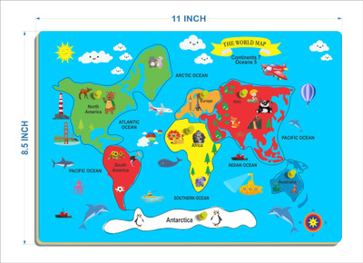 VMTS THE WORLD MAP(Multicolor)