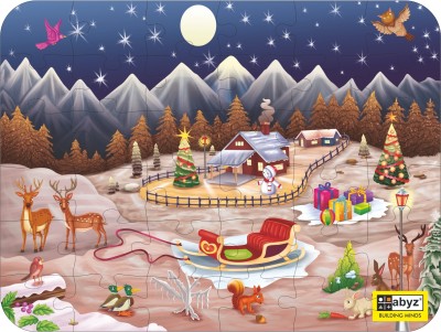 ABYZ CHRISTMAS Jigsaw Puzzle for Kids of Age 4-6 Years, 36 Pcs Puzzle(36 Pieces)