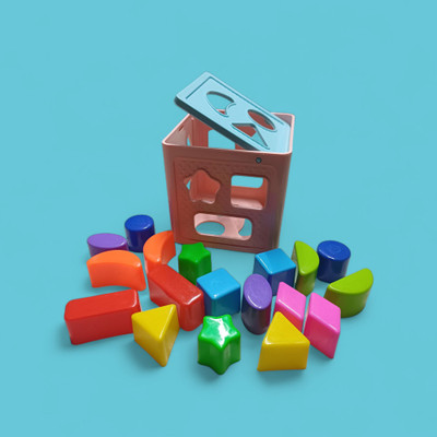 Dorytoys New_Baby Shape Matching Puzzle Cube(1 Pieces)