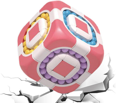 CountryLink Best Rotating Magic Fidget Cube Decompression Toy Educational Stress Relieve Toy(1 Pieces)