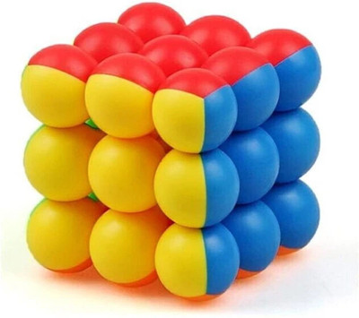 FIDELITY Bubble Cube HighSpeed Ultra Smooth Round Ball 3x3 Magic Cube 3 Layer Stickerless(1 Pieces)