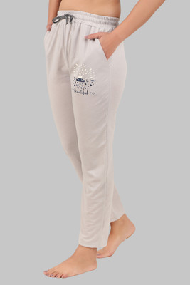 HouseOfCommon Solid Women Grey Track Pants