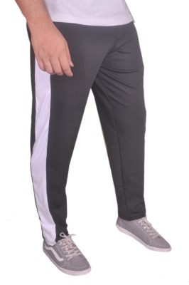 kelvii Self Design Men Grey Track Pants