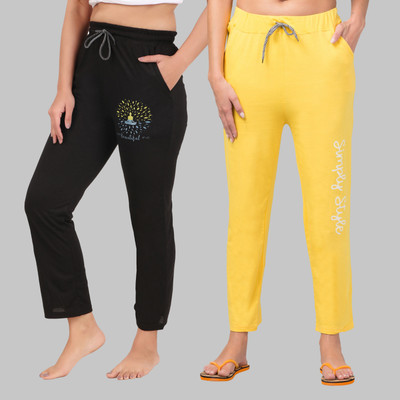HouseOfCommon Solid Women Multicolor Track Pants