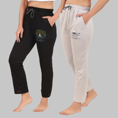 HouseOfCommon Solid Women Multicolor Track Pants