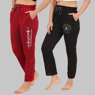 HouseOfCommon Solid Women Multicolor Track Pants