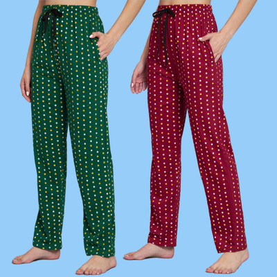 HEMLOCK Printed Women Multicolor Track Pants