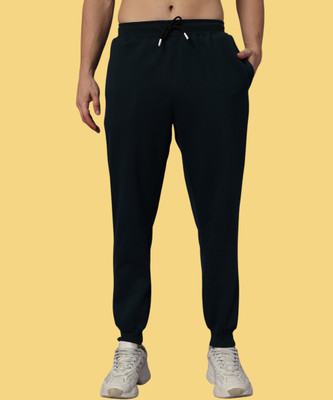 R Heaven Fashions Solid Men Dark Green Track Pants