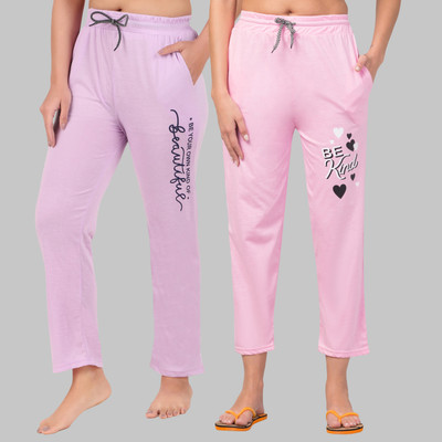 HouseOfCommon Solid Women Multicolor Track Pants