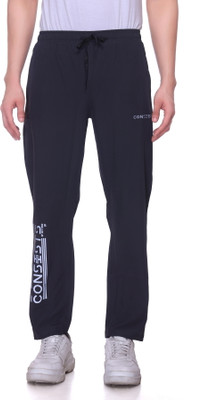 XENIOS Self Design Men Grey Track Pants