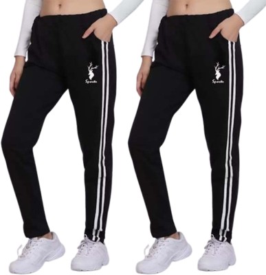 Surbhi Fashion collection Printed Women Black Track Pants