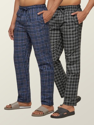 XYXX Checkered Men Multicolor Track Pants