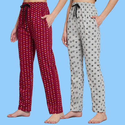 HEMLOCK Printed Women Multicolor Track Pants