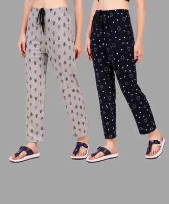 Christy World Printed Women Multicolor Track Pants