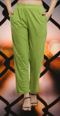 CANIDAE Regular Fit Women Light Green Trousers