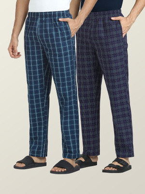 XYXX Checkered Men Multicolor Track Pants