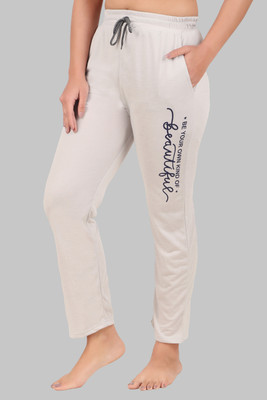 HouseOfCommon Solid Women Grey Track Pants