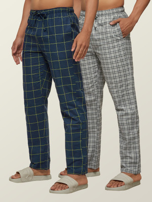 XYXX Checkered Men Multicolor Track Pants