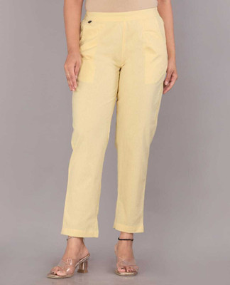 Avigat Regular Fit Women Blue Trousers