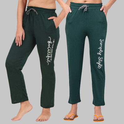 HouseOfCommon Solid Women Multicolor Track Pants
