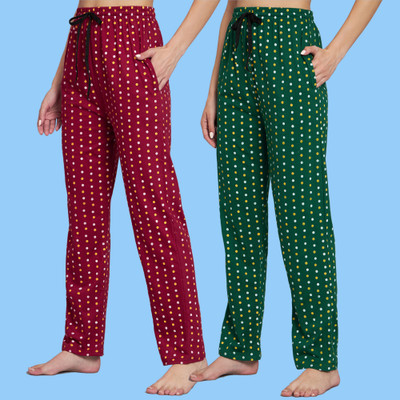 HEMLOCK Printed Women Multicolor Track Pants