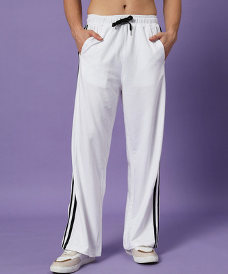 Mast & Harbour Colorblock Men White Track Pants