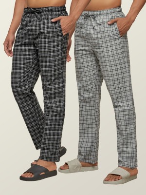 XYXX Checkered Men Multicolor Track Pants
