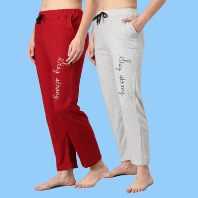 SEASER Printed Women Multicolor Track Pants
