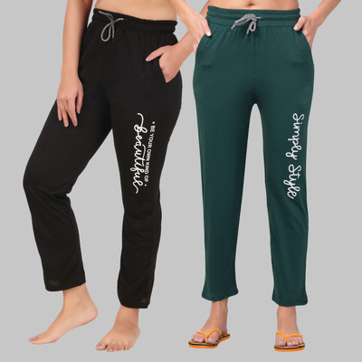 HouseOfCommon Solid Women Multicolor Track Pants
