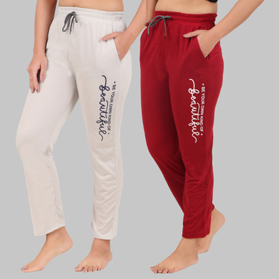 HouseOfCommon Solid Women Multicolor Track Pants