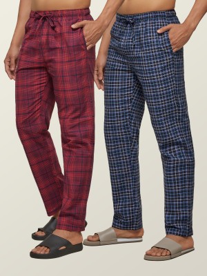 XYXX Checkered Men Multicolor Track Pants