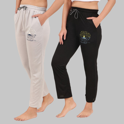HouseOfCommon Solid Women Multicolor Track Pants