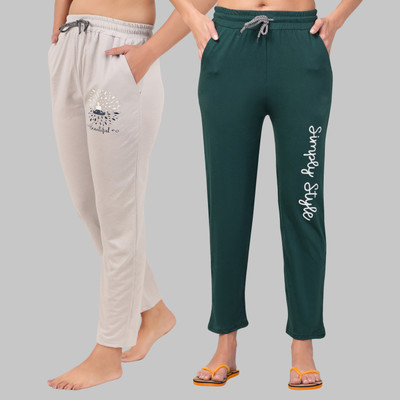 HouseOfCommon Solid Women Multicolor Track Pants