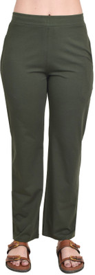ATHOME Regular Fit Women Light Green Trousers